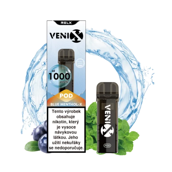 VENIX POD BLUE MENTHOL-X 20mg/ml Dual-Mesh (R)