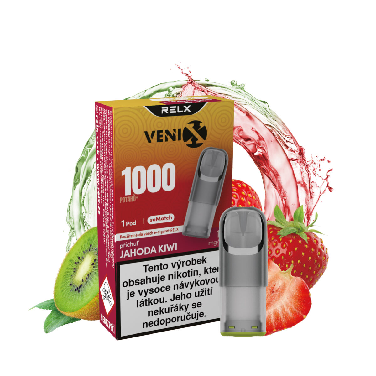 VENIX-RELX soMatch Pod - Strawberry Kiwi (R)