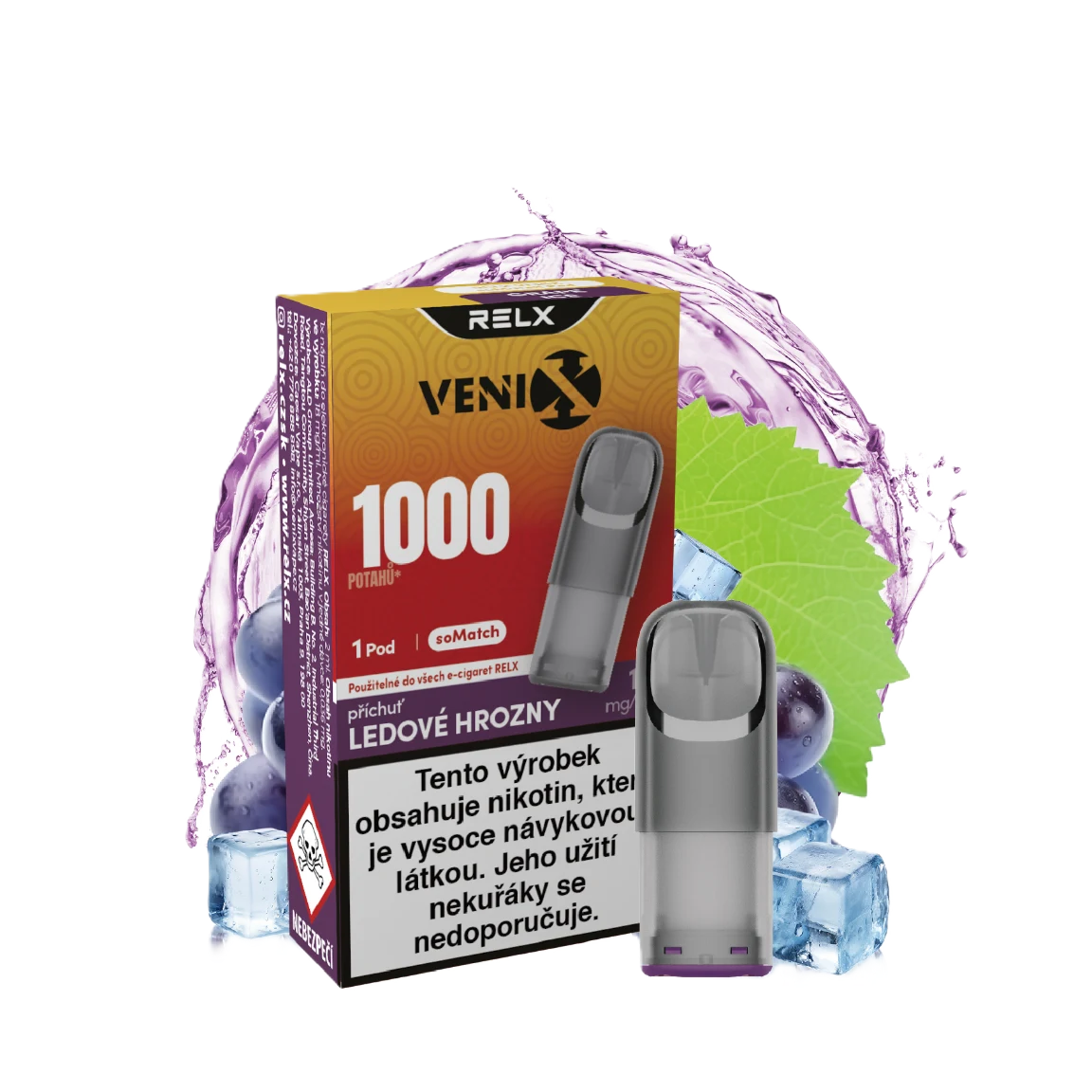 VENIX-RELX soMatch Pod - Grape Ice (R)