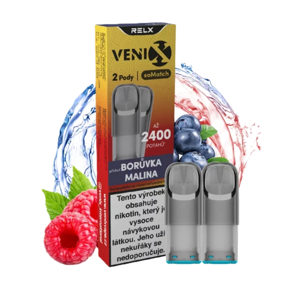 VENIX-RELX soMatch Pod – Blueberry Raspberry (2ks) (R)