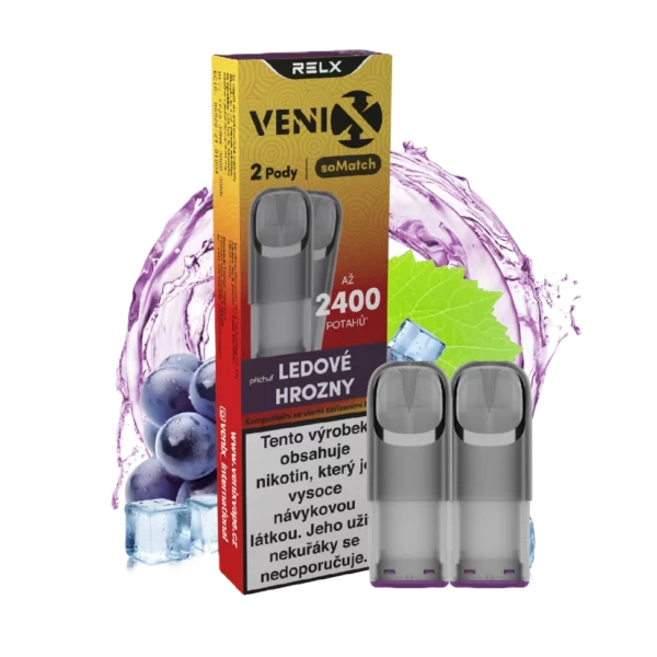 VENIX-RELX soMatch Pod – Grape Ice (2ks) (R)