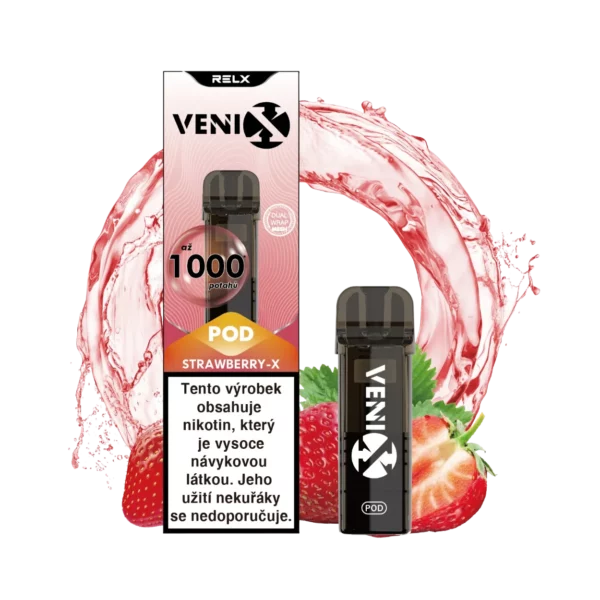 VENIX POD STRAWBERRY-X 20mg/ml Dual-Mesh (R)