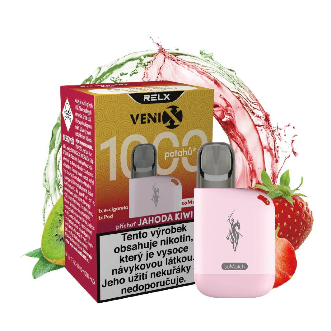VENIX-RELX soMatch Starter Kit (1+1) Cherry Pink - Strawberry Kiwi