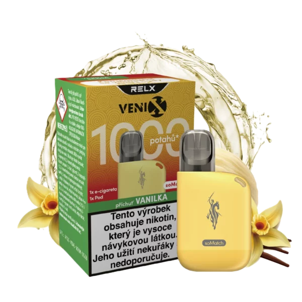 VENIX-RELX soMatch Starter Kit (1+1) Bright Yellow - Vanilla Scoop