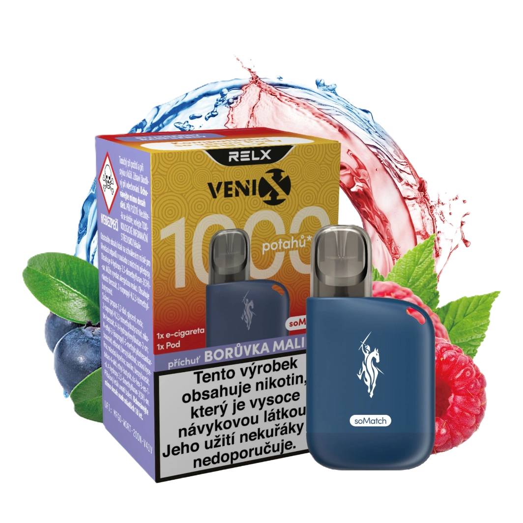 VENIX-RELX soMatch Starter Kit (1+1) Deep Blue - Blueberry Raspberry