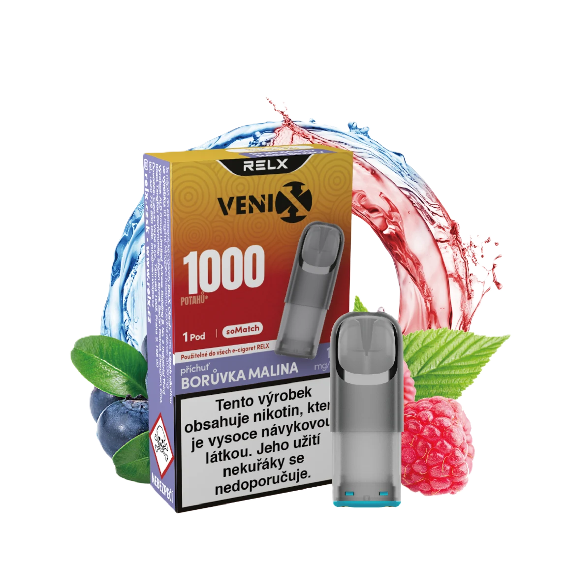 VENIX-RELX soMatch Pod - Blueberry Raspberry