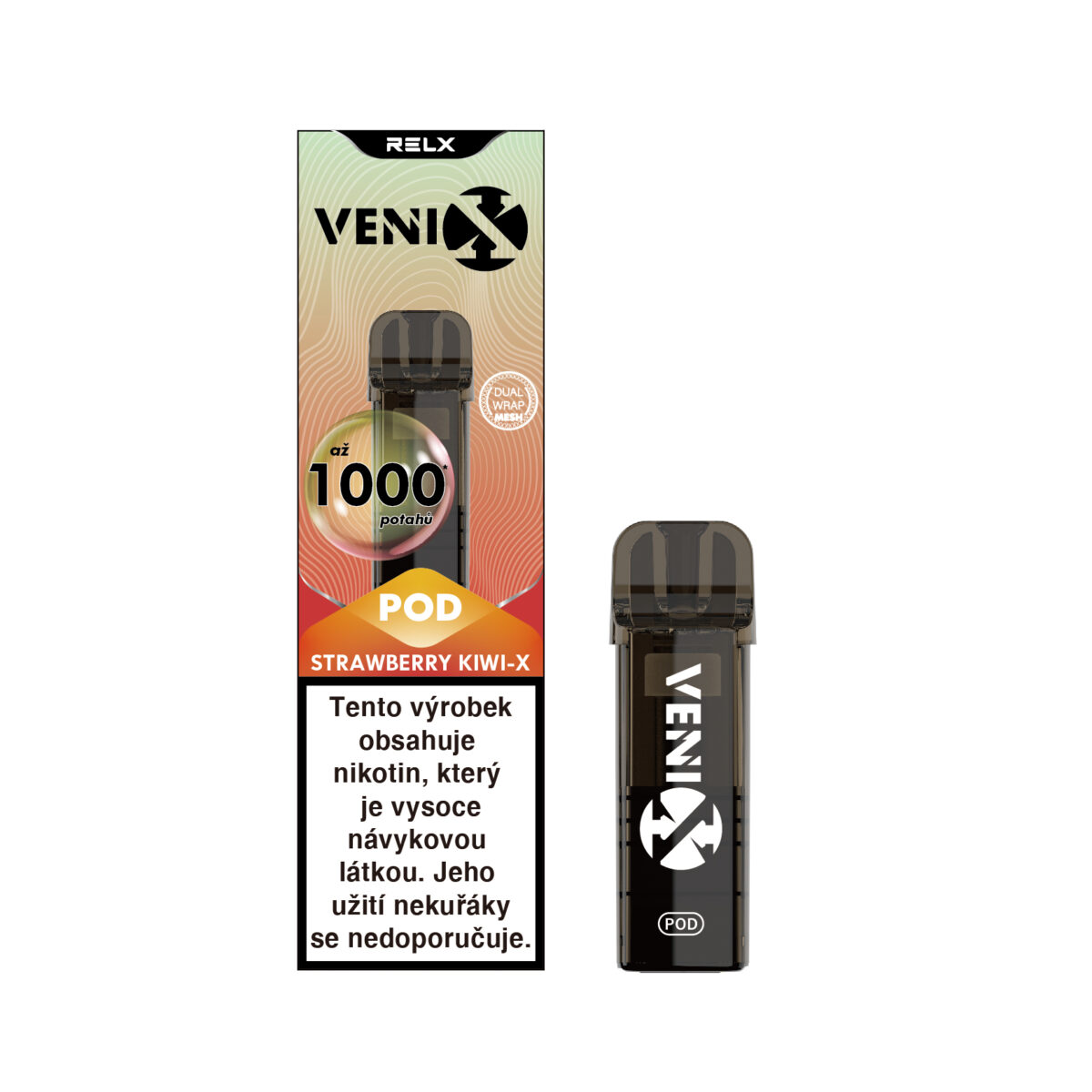 VENIX POD STRAWBERRY KIWI-X 20mg/ml Dual-Mesh (R)