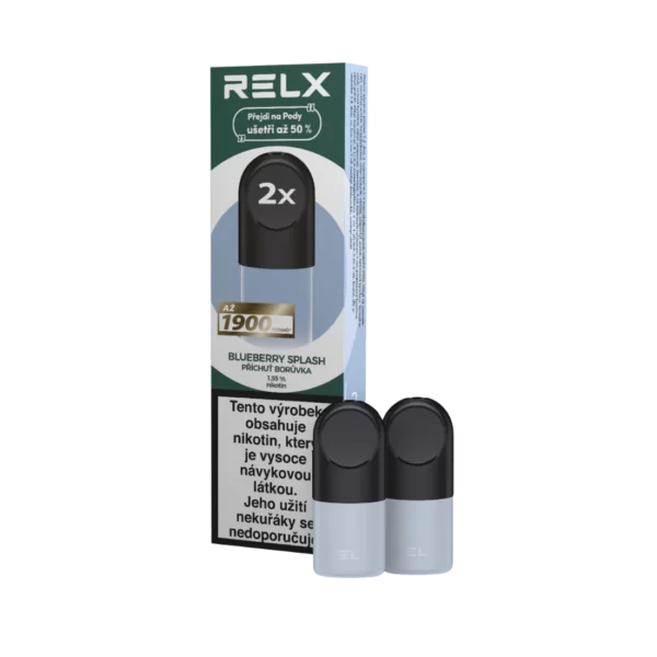 RELX Náhradní Pod – Blueberry Splash (borůvka) 2 ks (R)