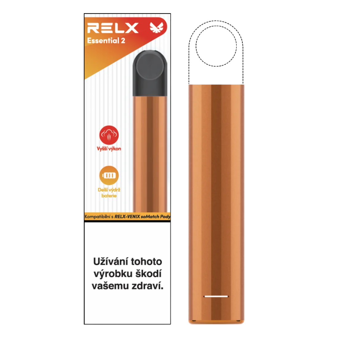 RELX Essential 2 zařízení – oranžové
