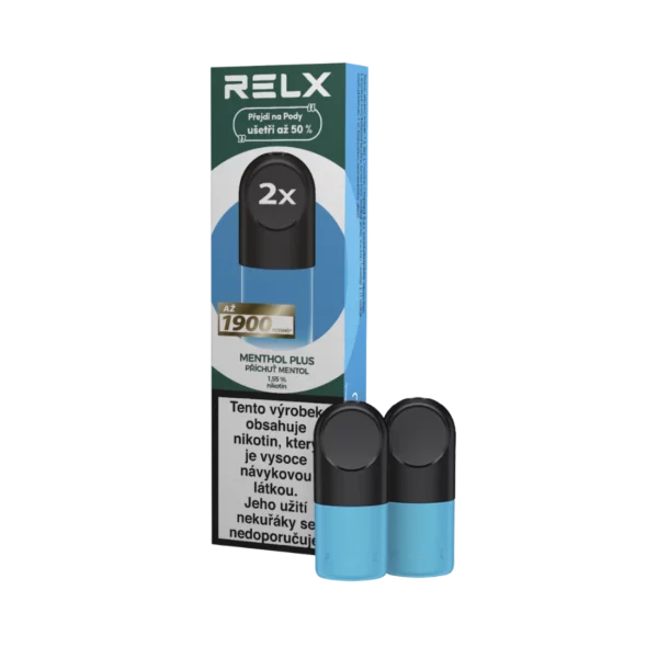 RELX Náhradní Pod – Menthol Plus (mentol) 2 ks (R)