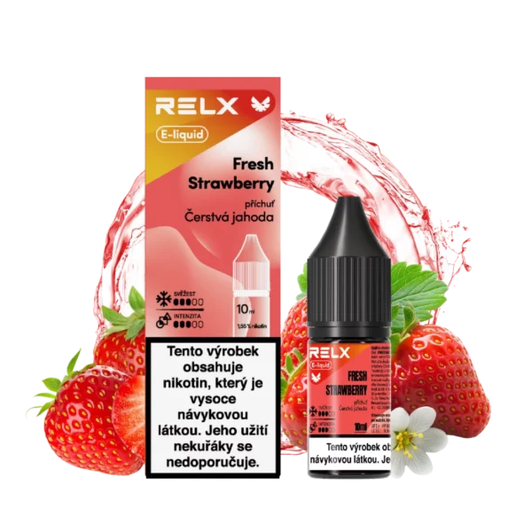 RELX e-liquid – Fresh Strawberry – 10ml (R) 18mg/ml