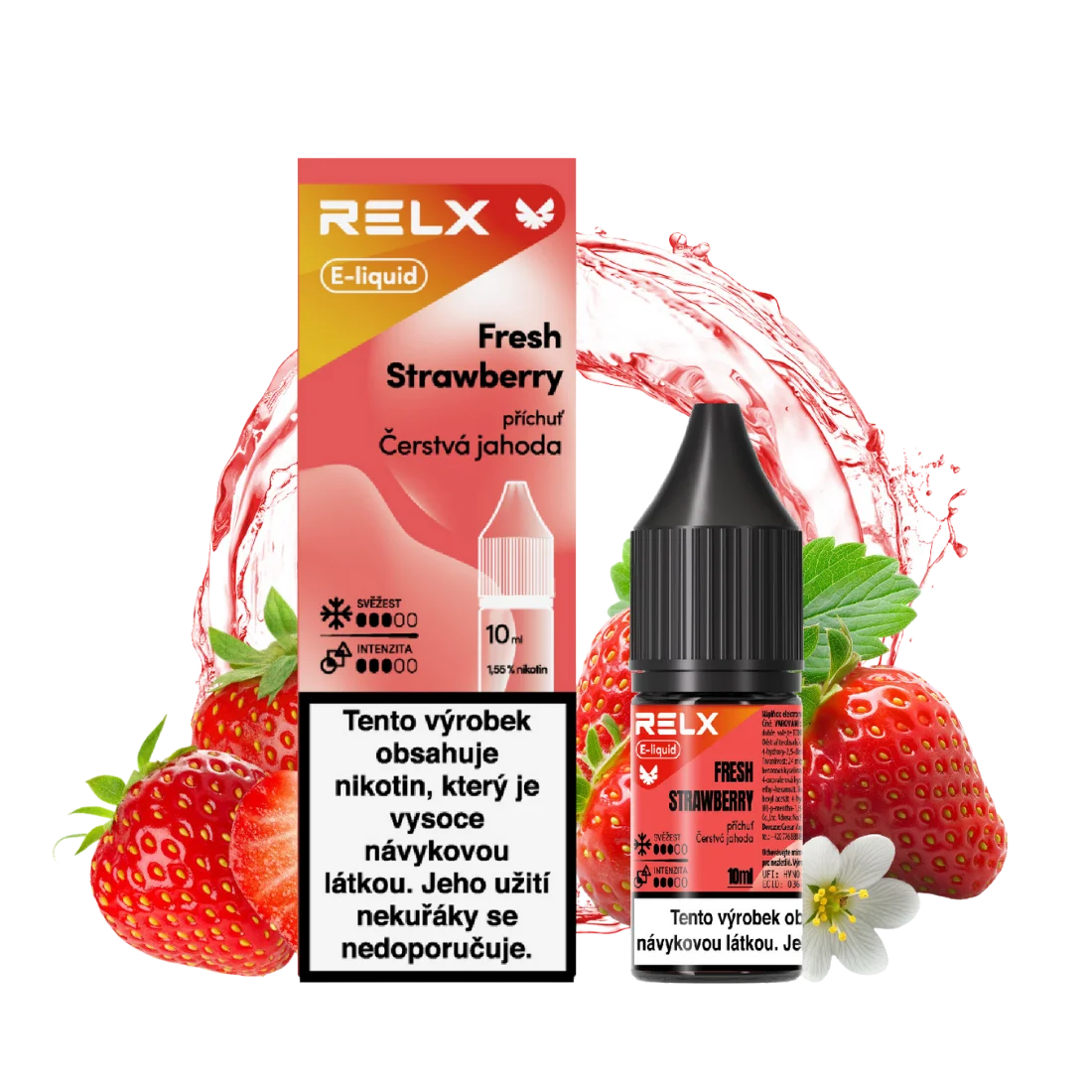 RELX e-liquid - Fresh Strawberry - 10ml (R) 18mg/ml