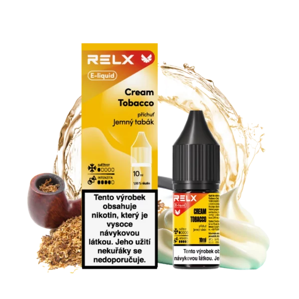 RELX e-liquid - Cream Tobacco - 10ml (R) 18mg/ml