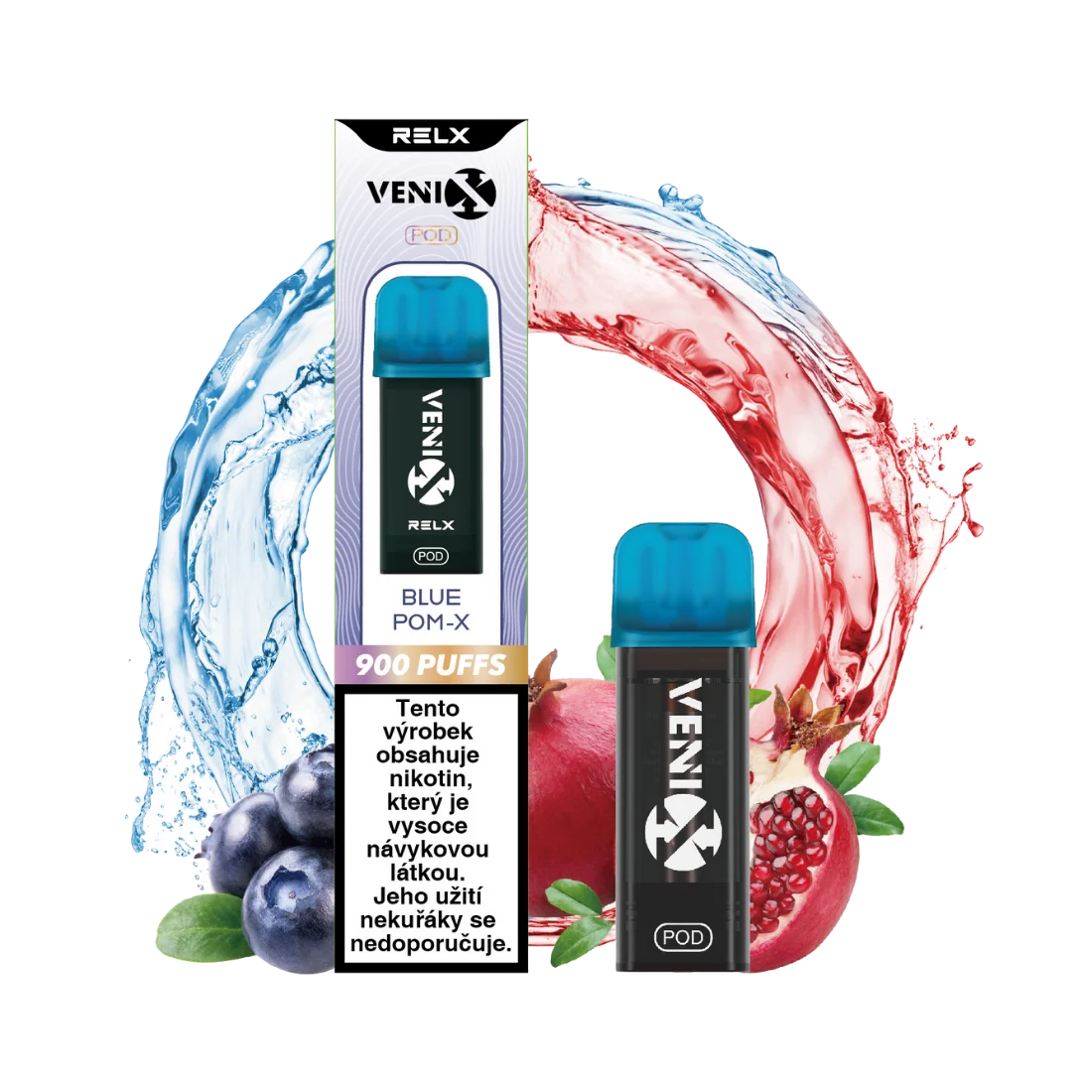 VENIX POD BLUE POM-X 20mg/ml (Q)