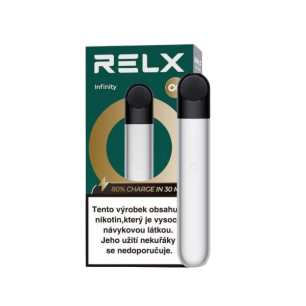 RELX Infinity zařízení – stříbrné