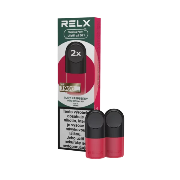 RELX Náhradní Pod – Ruby Raspberry (malina) 2 ks (Q)