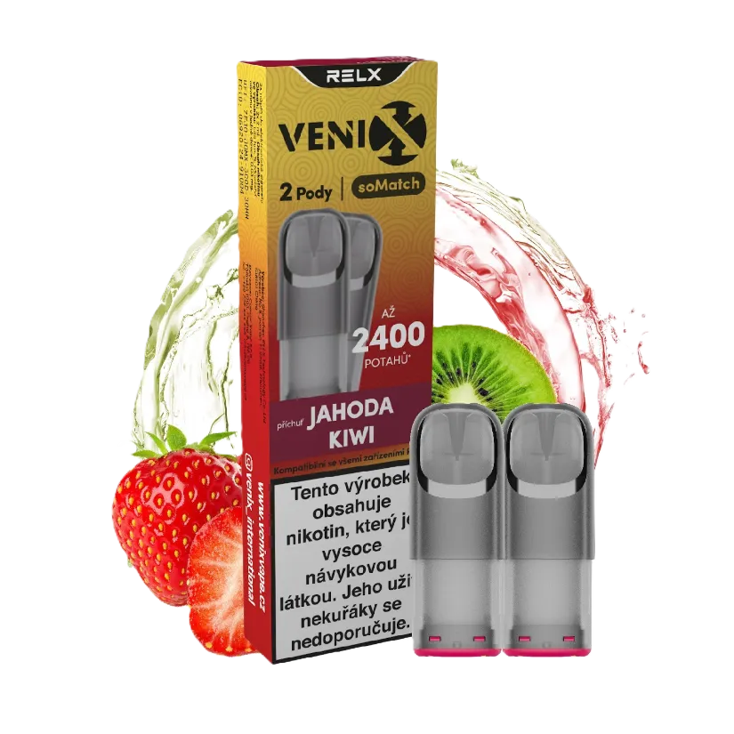 VENIX-RELX soMatch Pod - Strawberry Kiwi (2ks) (R)