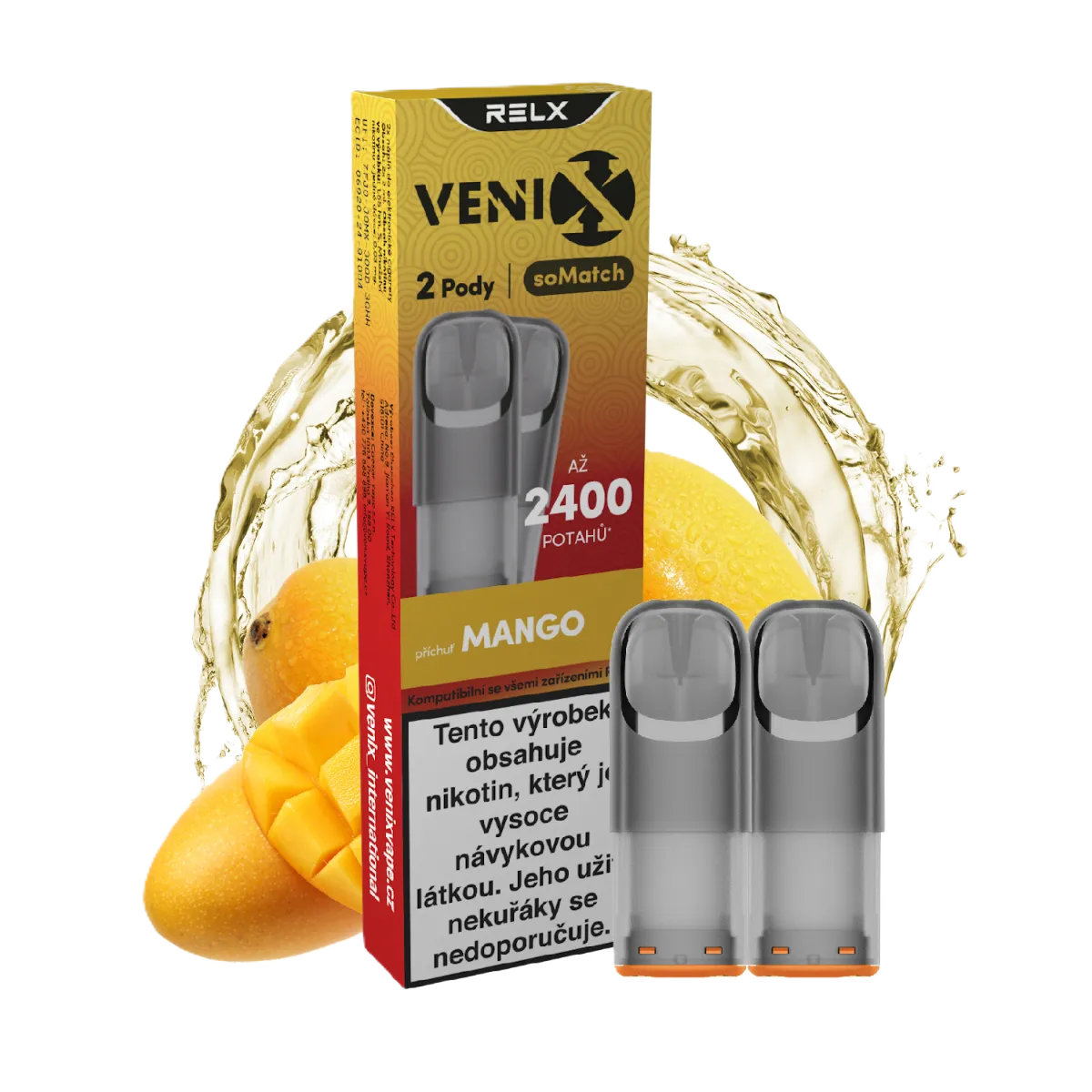 VENIX-RELX soMatch Pod - Triple Mango (2ks) (R)