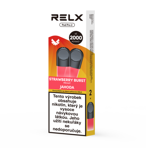 RELX Náhradní Pod  - Strawberry Burst (jahoda) 2 ks