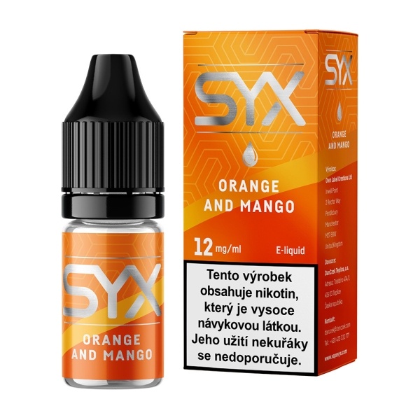 SYX Orange and Mango 10 ml / 12 mg
