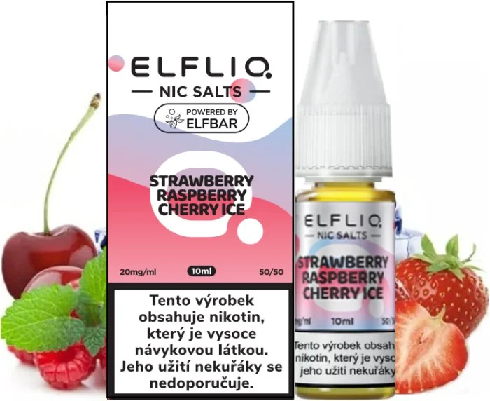 ELFLIQ Strawberry Raspberry Cherry Ice 10ml / 20mg