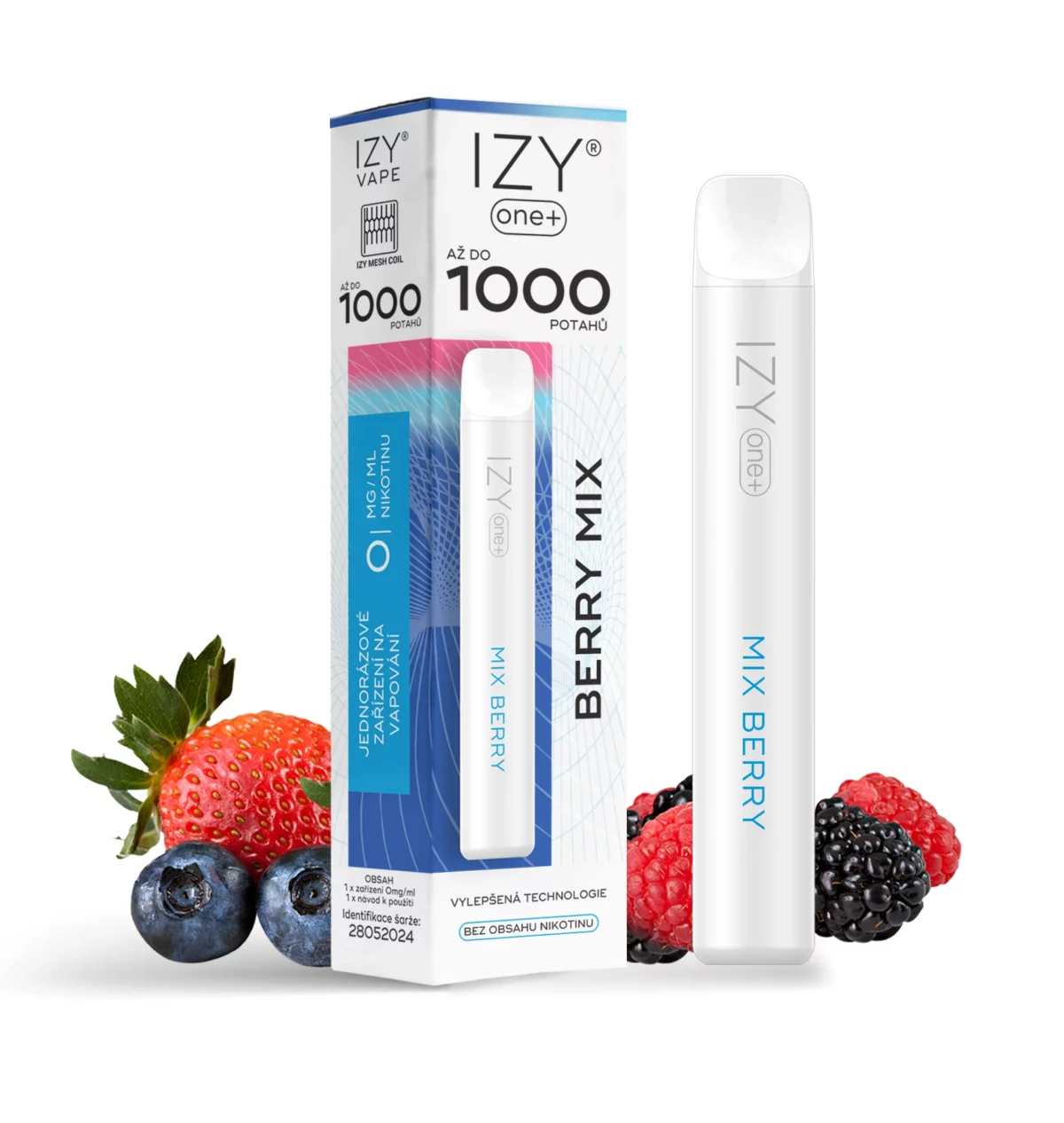 IZY ONE+ 1000 BERRY MIX 0MG