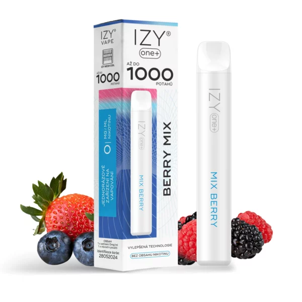 IZY ONE+ 1000 BERRY MIX 0MG