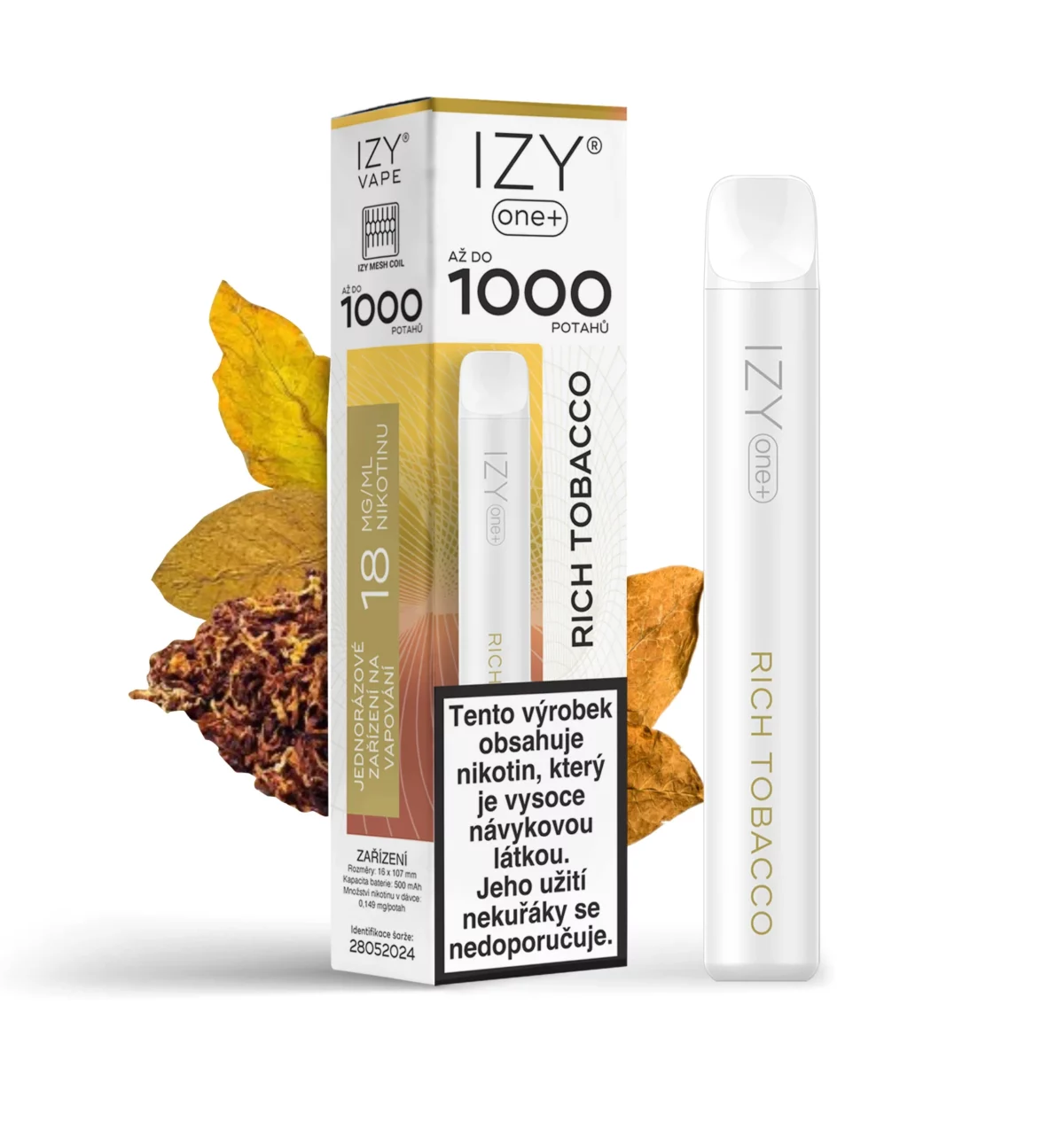 IZY ONE+ 1000 RICH TOBACCO 18MG
