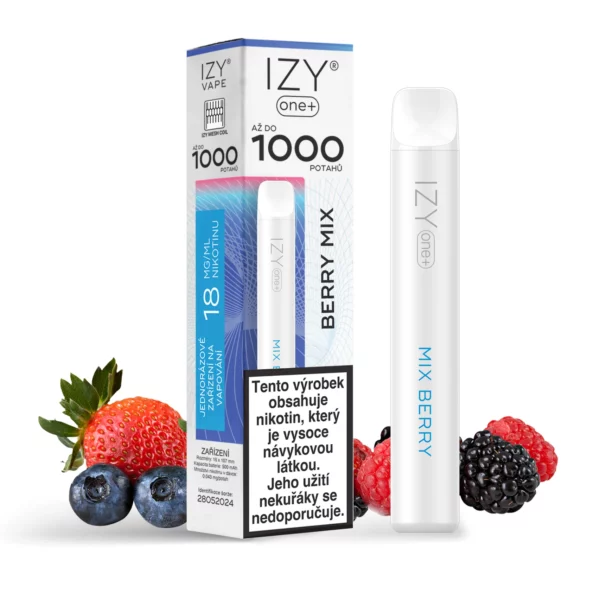 IZY ONE+ 1000 BERRY MIX 18MG