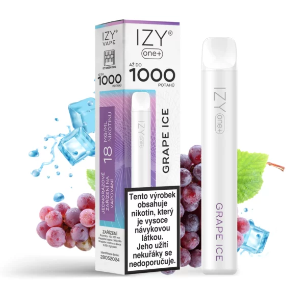 IZY ONE+ 1000 GRAPE ICE 18MG