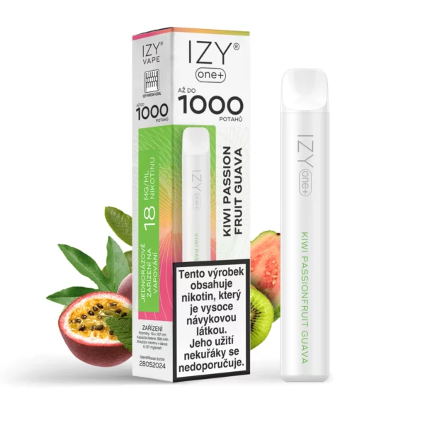 IZY ONE+ 1000 KIWI PASSION FRUIT GUAVA 18MG