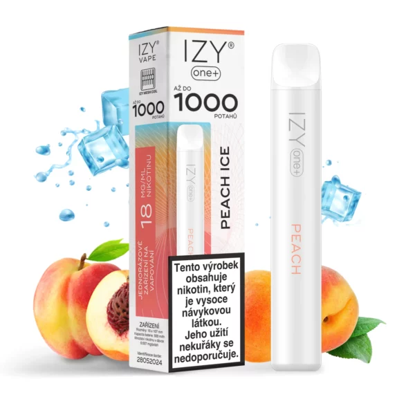 IZY ONE+ 1000 PEACH ICE 18MG