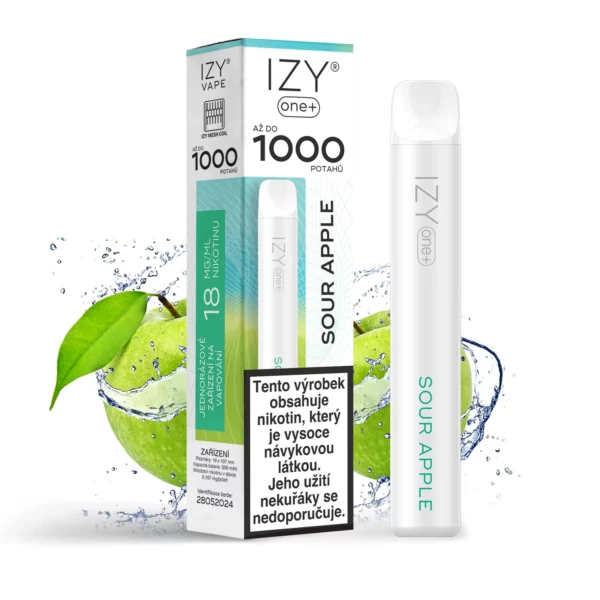 IZY ONE+ 1000 SOUR APPLE 18MG