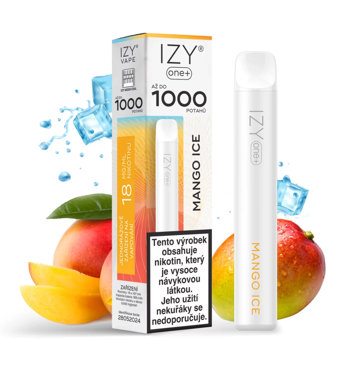IZY ONE+ 1000 MANGO ICE 18MG