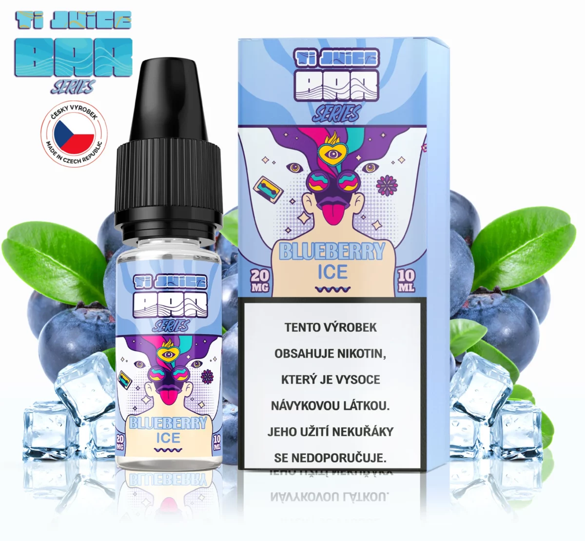 TI JUICE BAR SERIES - BLUEBERRY ICE NIC SALT 20 MG