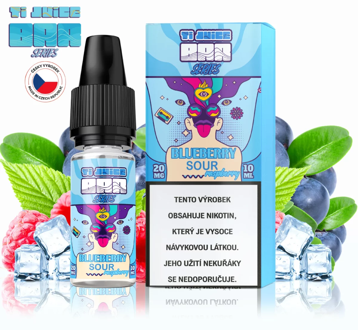 TI JUICE BAR SERIES - BLUEBERRY SOUR RASPBERRY NIC SALT 20 MG