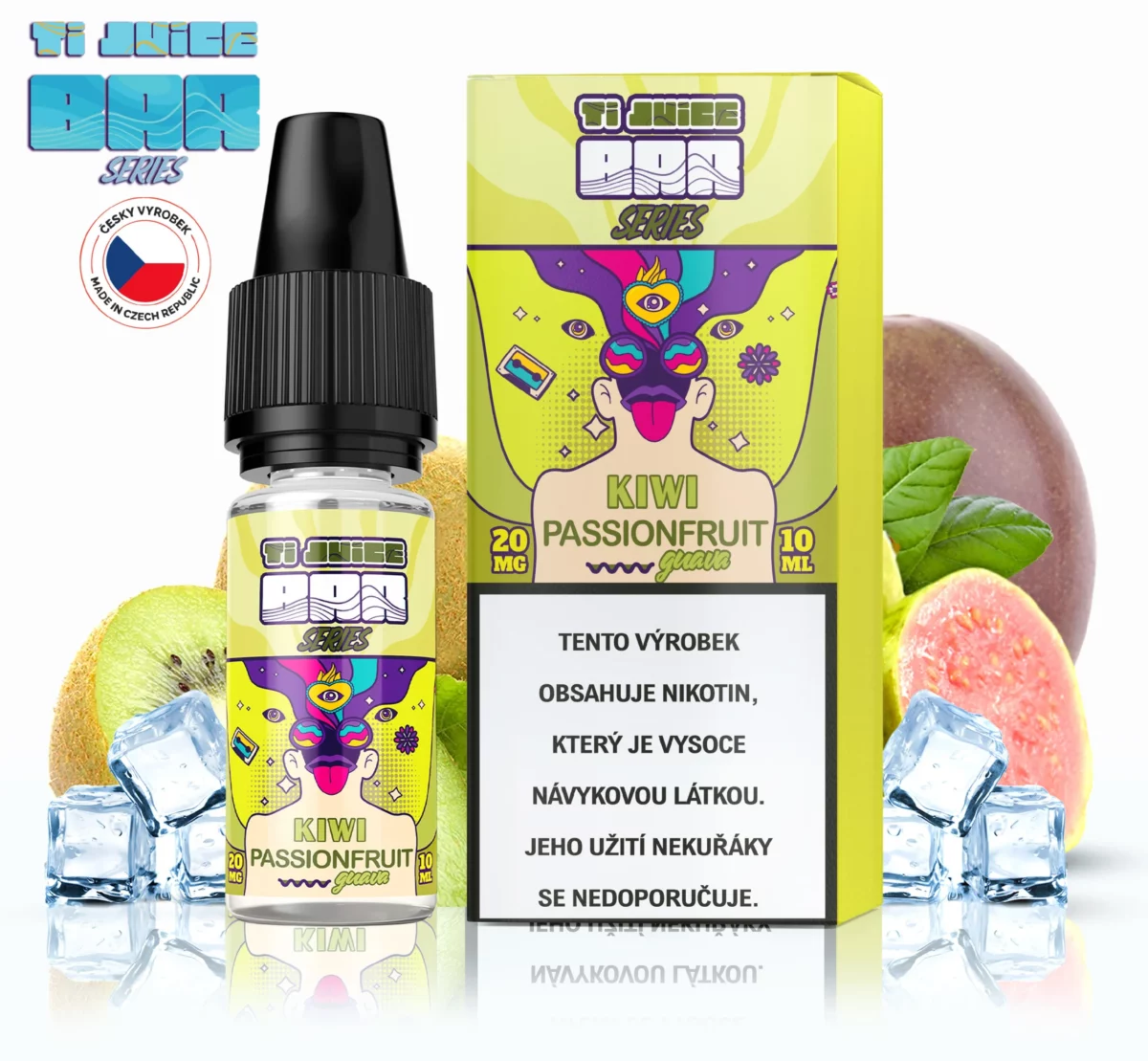 TI JUICE BAR SERIES - KIWI PASSION FRUIT GUAVA NIC SALT 20 MG