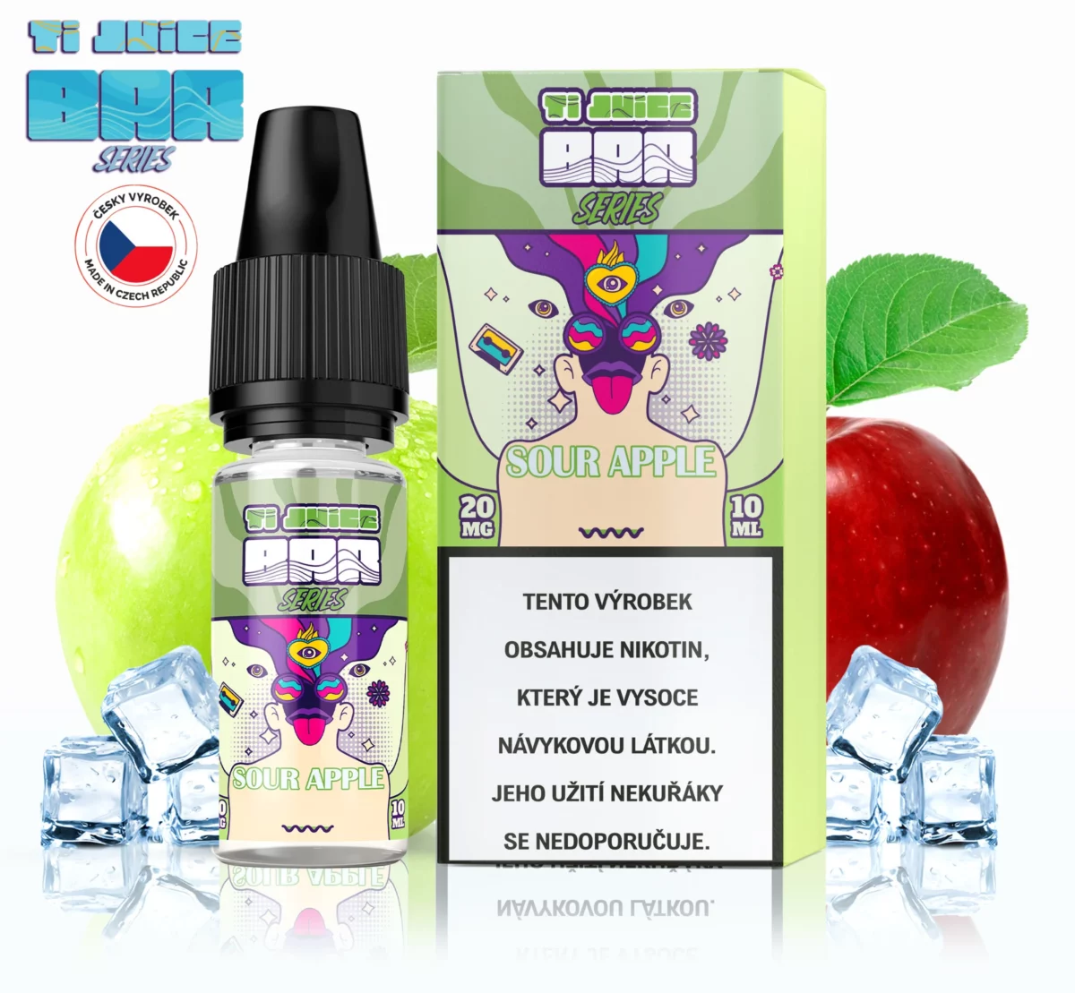 TI JUICE BAR SERIES - SOUR APPLE NIC SALT 20 MG
