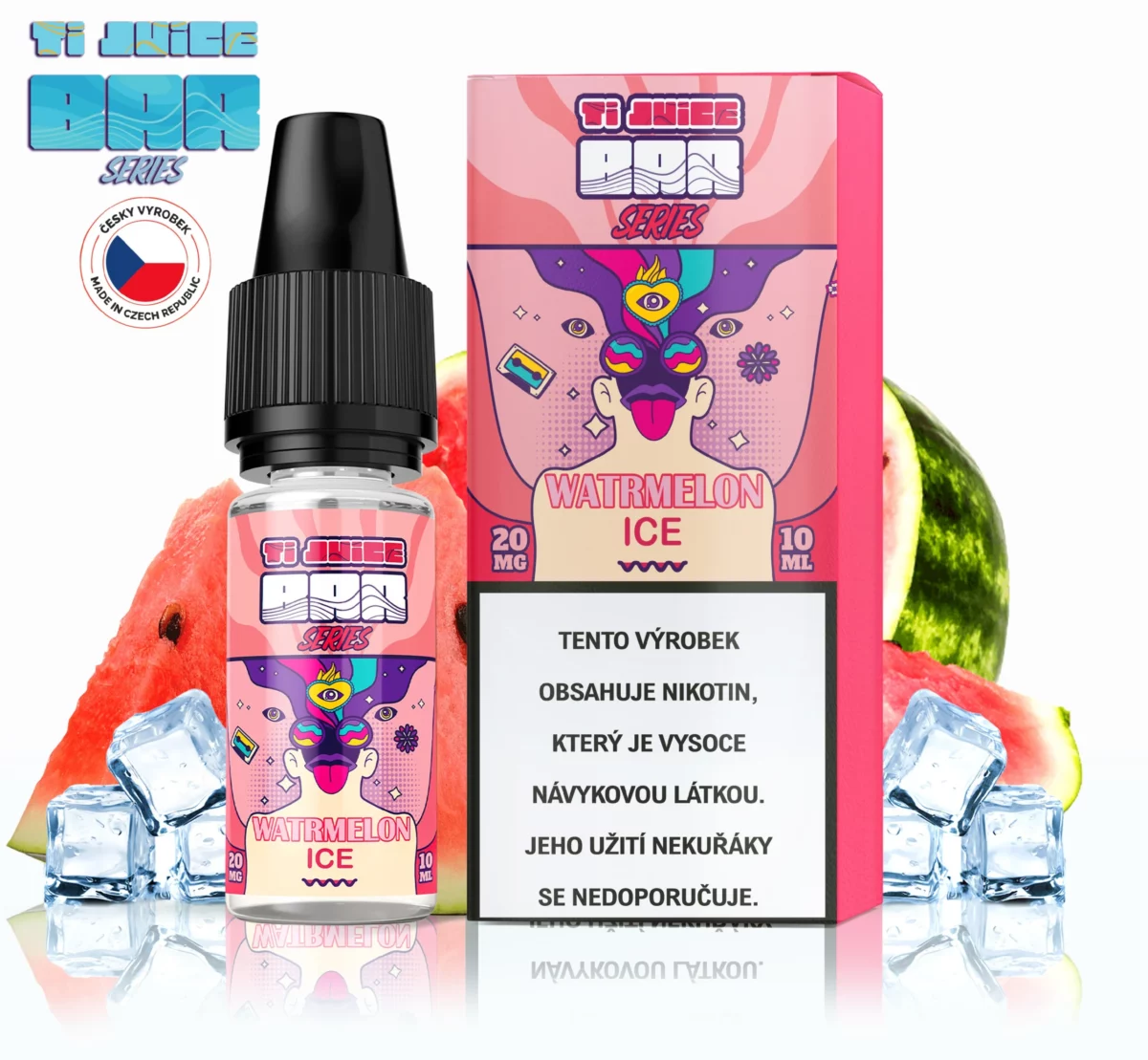 TI JUICE BAR SERIES - WATERMELON ICE NIC SALT 20 MG