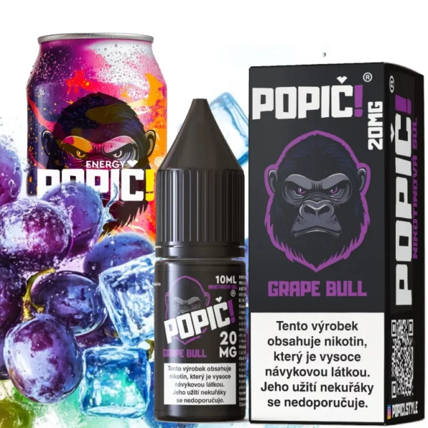 POPIČ! Grape Bull 10 ml 20 mg