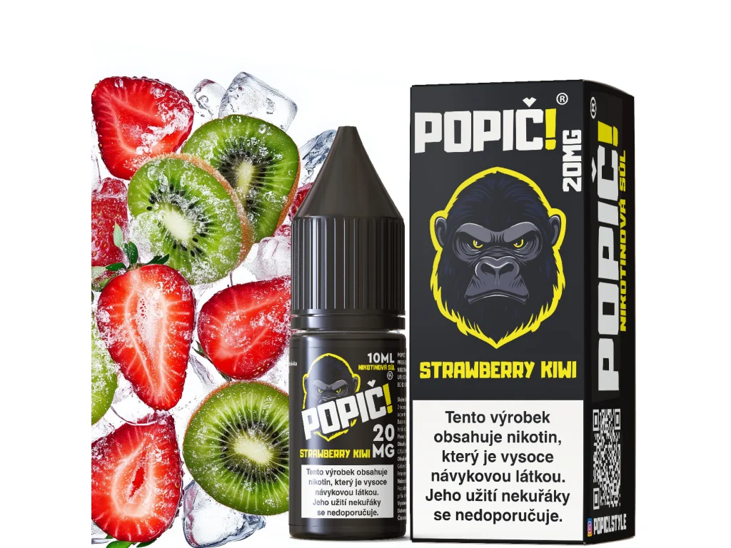 POPIČ! Strawberry Kiwi 10 ml 20 mg