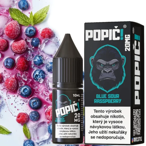 POPIČ! Blue Sour Raspberry 10 ml 20 mg