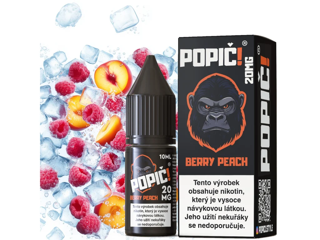 POPIČ! Berry Peach 10 ml 20 mg