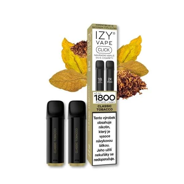 IZY CLICK POD Classic Tabacco 2x2 ml - 18 mg