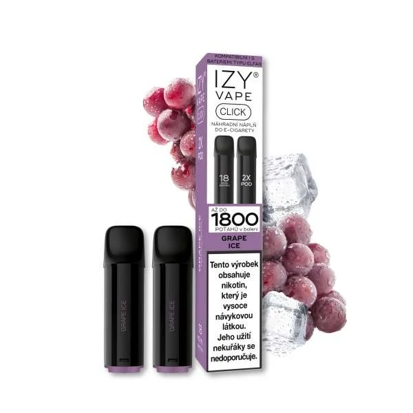 IZY CLICK POD Grape Ice 2x2 ml - 18 mg