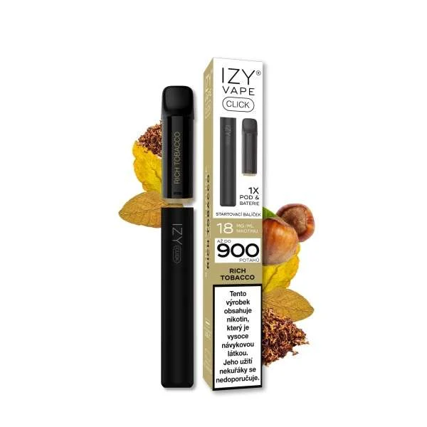 IZY CLICK STARTER KIT Rich Tobacco 1x2 ml - 18 mg