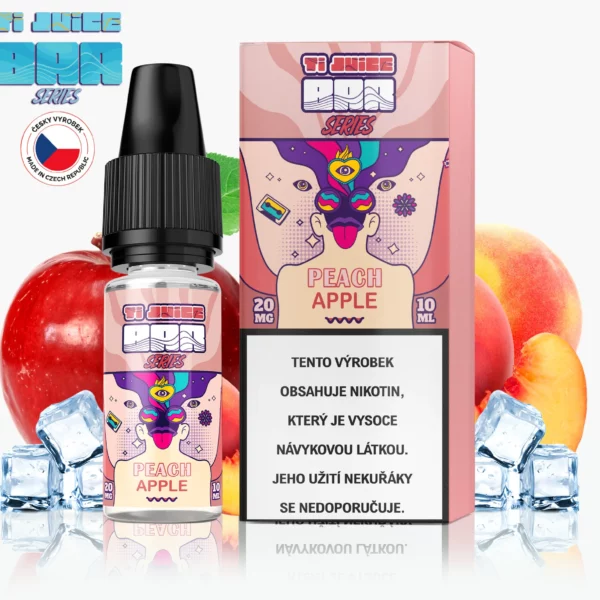 TI JUICE BAR SERIES - PEACH APPLE NIC SALT 20 MG