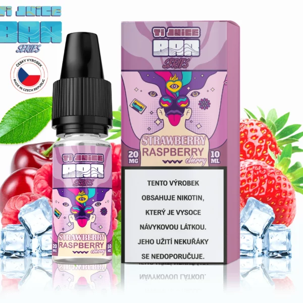 TI JUICE BAR SERIES - STRAWBERRY RASPBERRY CHERRY NIC SALT 20 MG