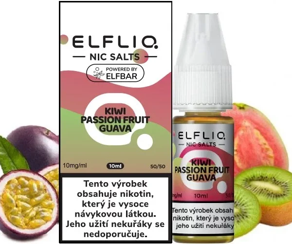 ELFLIQ Kiwi Passion Fruit Guava 10ml / 10mg