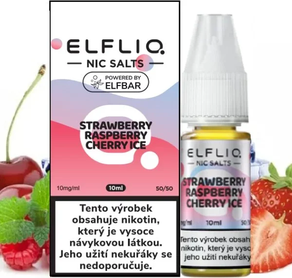 ELFLIQ Strawberry Raspberry Cherry Ice 10ml / 10mg